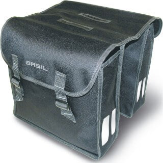 Basil Mara Double Bicycle Bag - 26L - černá