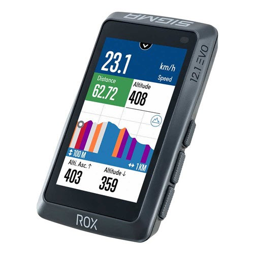 Sigma Cycling Computer Rox 12.1 Evo GPS Night Grey Basic