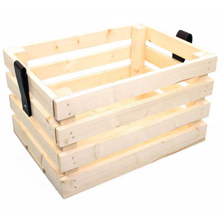 Bicycle crate Blank Vuren Wood 40x29x24cm