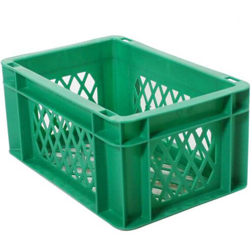 Bicycle crate luggage crate mini green 30x20x14.5cm