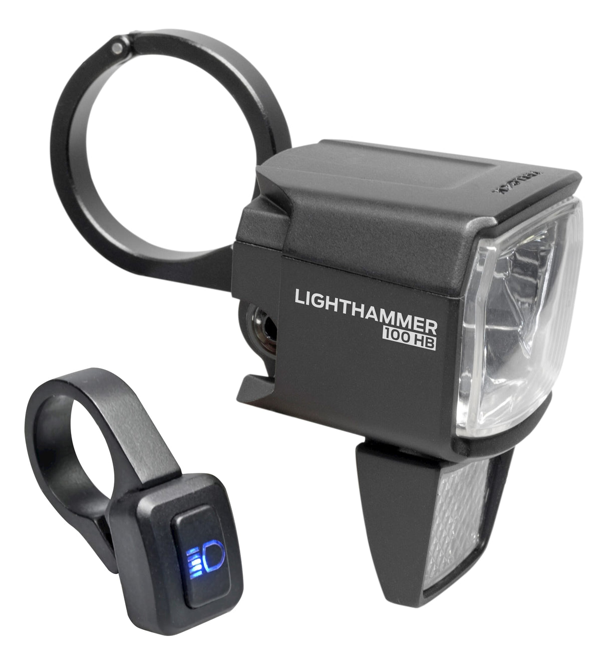 Trelock Headlight Lighthammer LS 890-HB E-B 12V DC 100 Lux