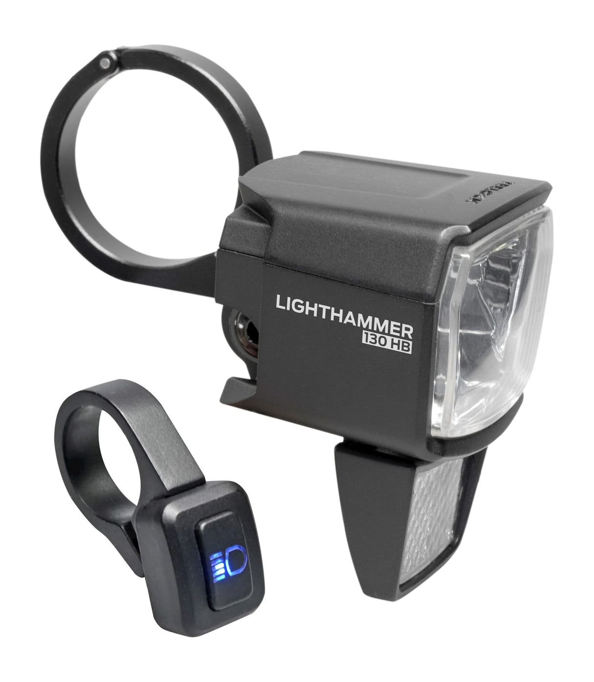 Trelock Headlight Lighthammer LS 930-HB E-B 12V DC 130 Lux