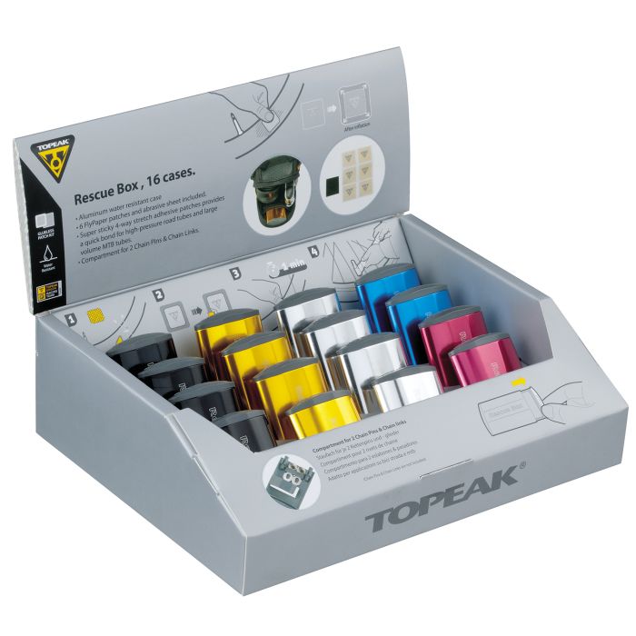 Topeak Rettungsbox - Konter Displaybox (16 Stéck)