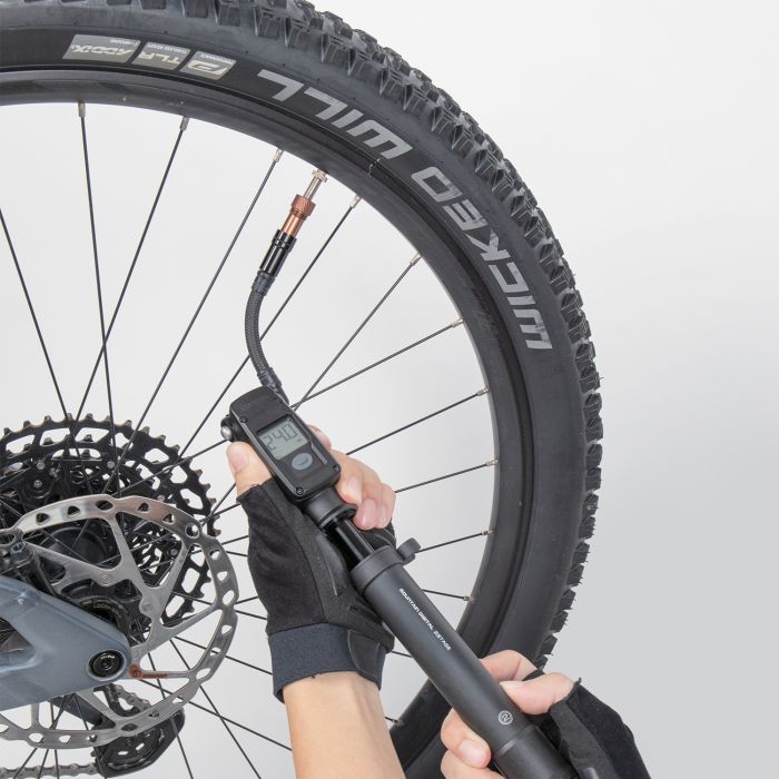 Topeak minipumpe Mountain Digital 2Stage