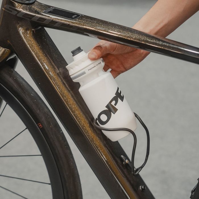Topeak vattenflaska logotyp 650ml - vit
