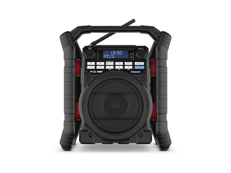 Perfectpro bouwradio teamplayer dab+ fm bluetooth oplaadbaar ip65