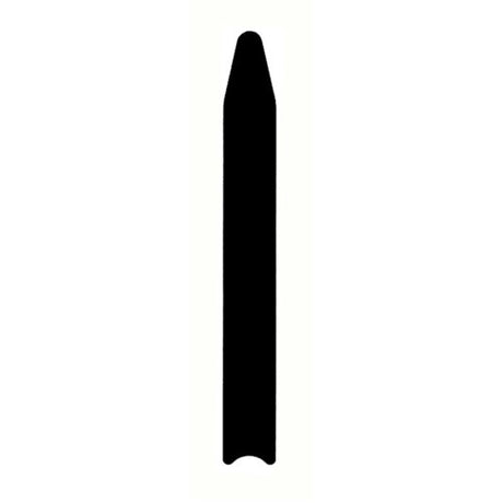 Black entry protection sticker