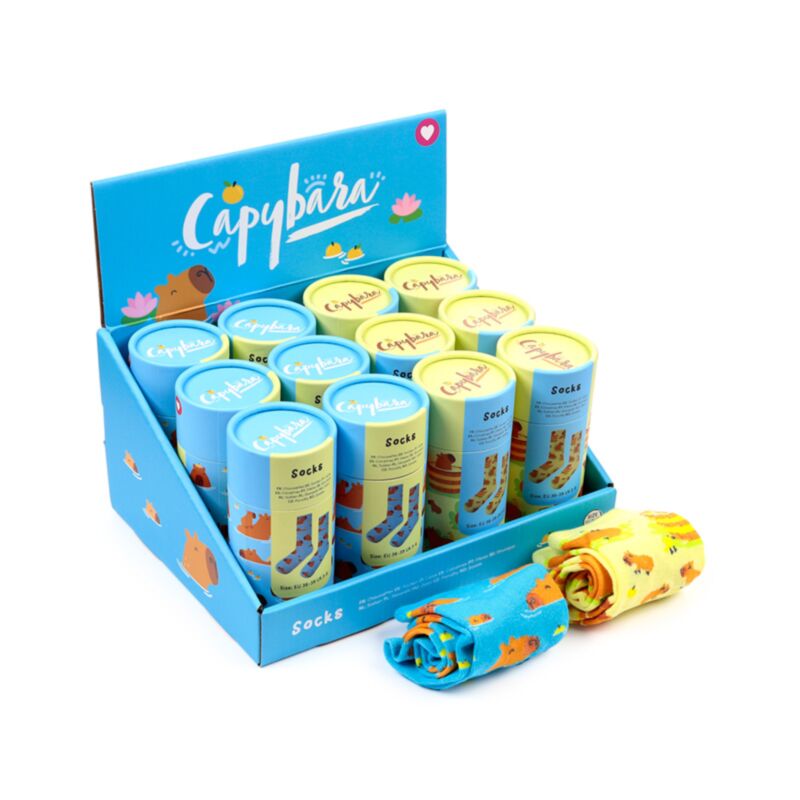 Capybara Socken an engem Rouer