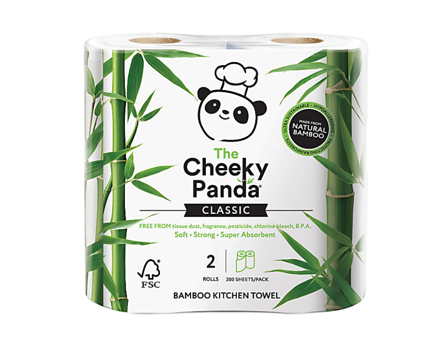 Le papier de cuisine panda effronté FSC FSC BAMBOO 2-LAAGS 2e