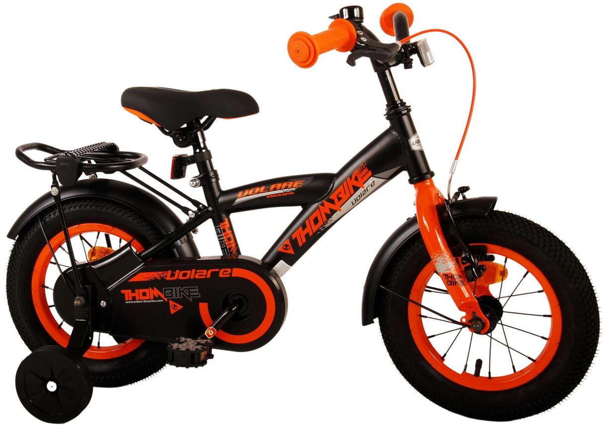 Volare thbike per bambini per bambini arancione nero da 12 pollici