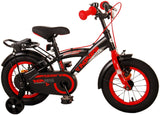 Volare Thombike Children's Bike Boys 12 pouces Black Red Two Hand freins