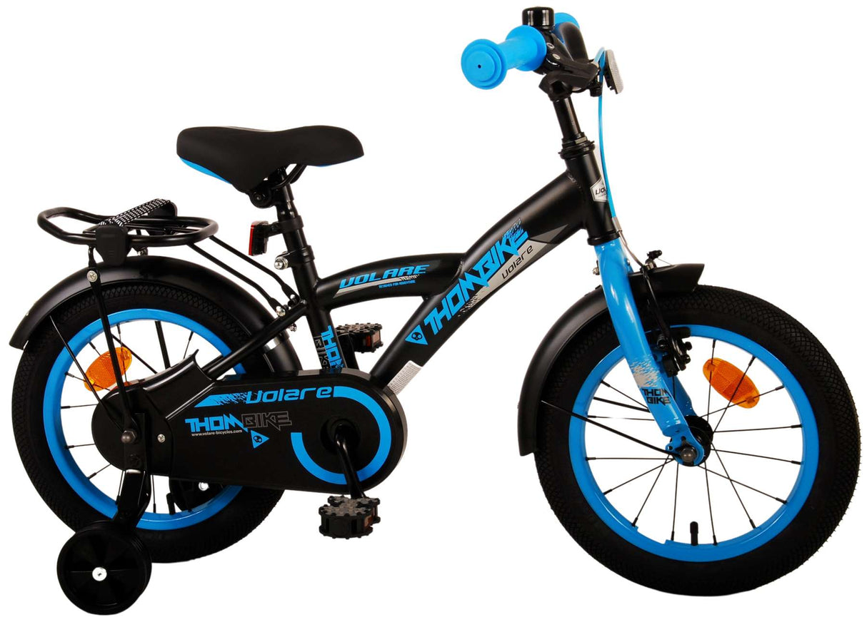 Volare Thombike Kinderfiets Jongens 14 inch Zwart Blauw