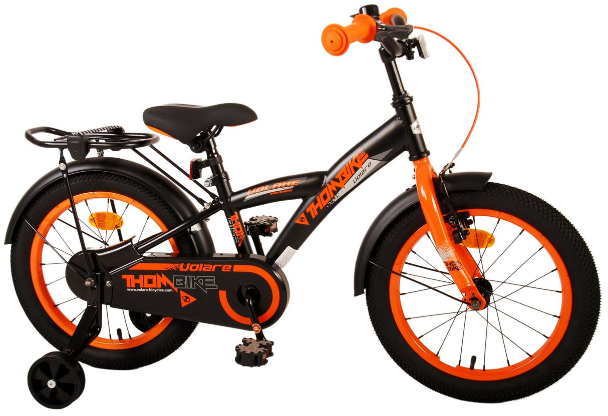 Volare Thombike Kinderfiets Jongens 16 inch Zwart Oranje