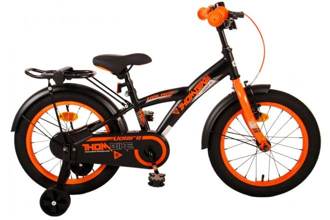 Volare Thombike Kinderfiets Jongens 16 inch Zwart Oranje