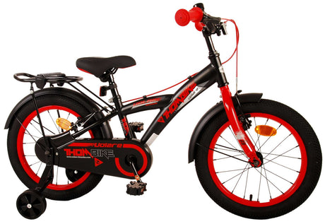 Volare Thombike Kinderfiets Jongens 16 inch Zwart Rood Twee Handremmen