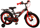 Volare Thombike Kinderfiets Jongens 16 inch Zwart Rood Twee Handremmen