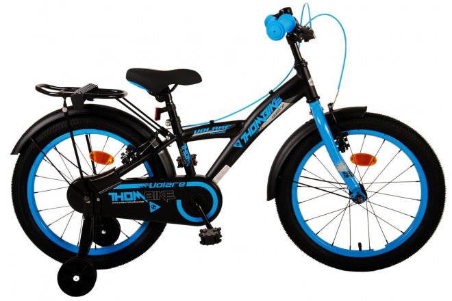 Volare Thombike Kinderfiets Jongens 18 inch Zwart Blauw Twee handremmen