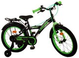 Volare Thombike Children's Bike Boys 18 palcové černé zelené dvě ruční brzdy