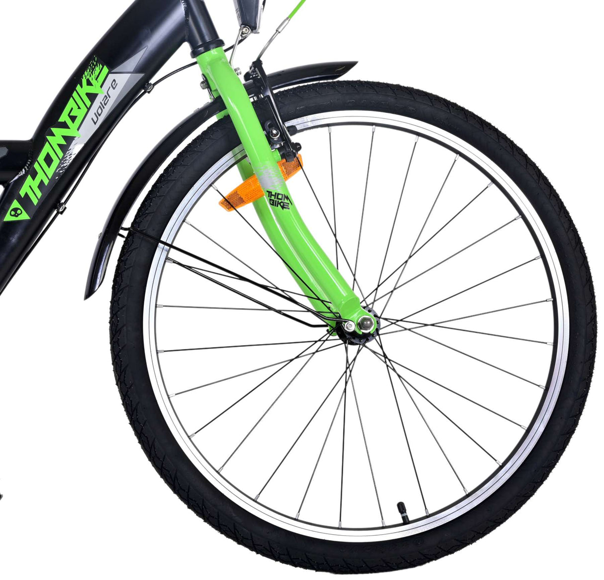 Volare Thombike Children's Bike Boys 24 pouces Green Black 3 Gears