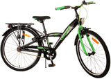 Volare Thombike Kinderfiets Jongens 24 inch Zwart Groen Twee handremmen