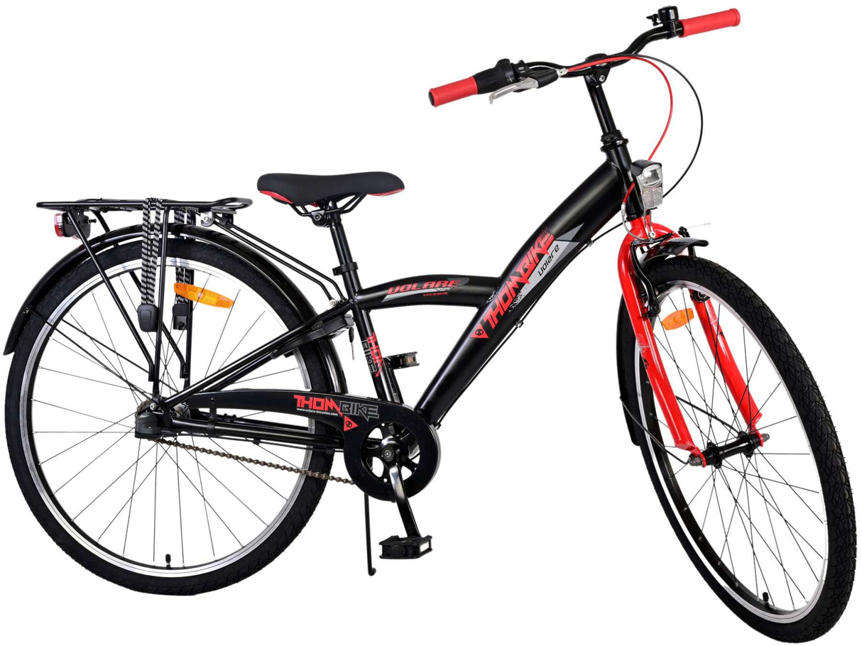 Volare Thombike Children's Bike Boys 26 tum Black Red 3 Gears