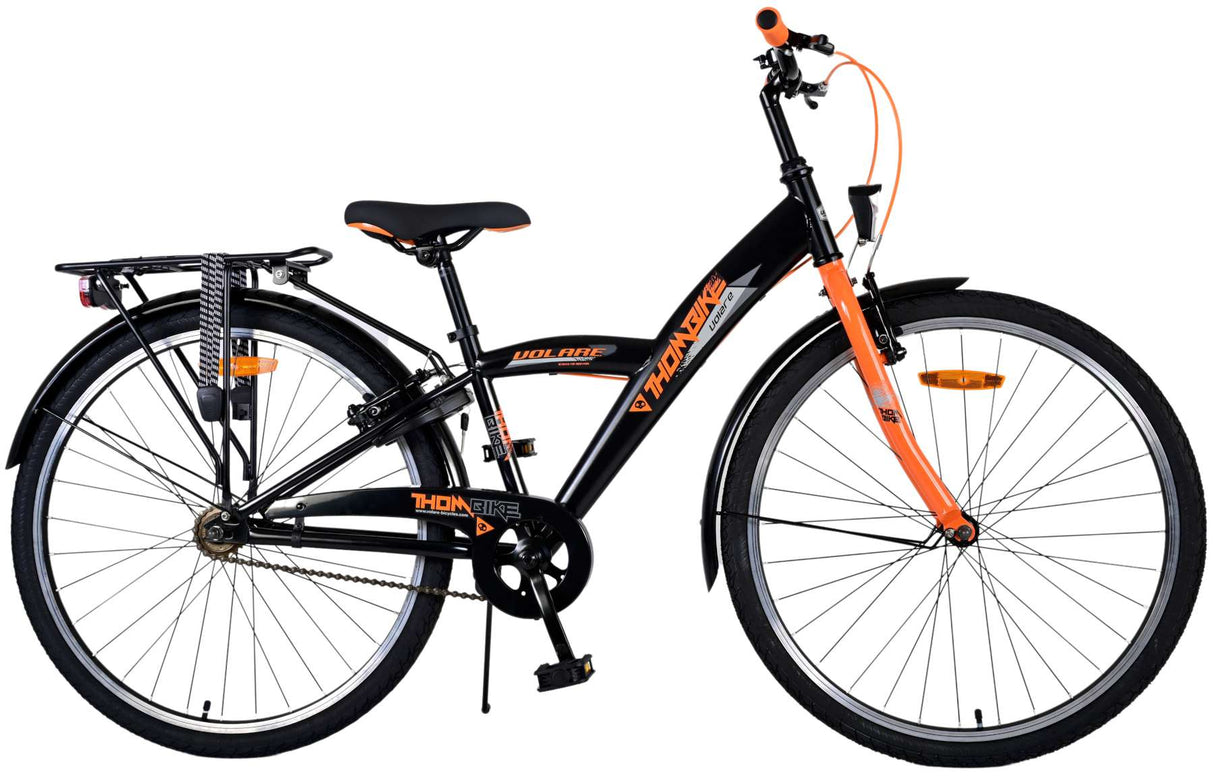 Volare Thombike Kinderfiets Jongens 26 inch Zwart Oranje Twee Handremmen