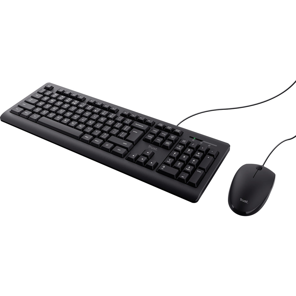 Trust Wired Keyboard And Mouse Set