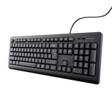 Teclado con cable de confianza