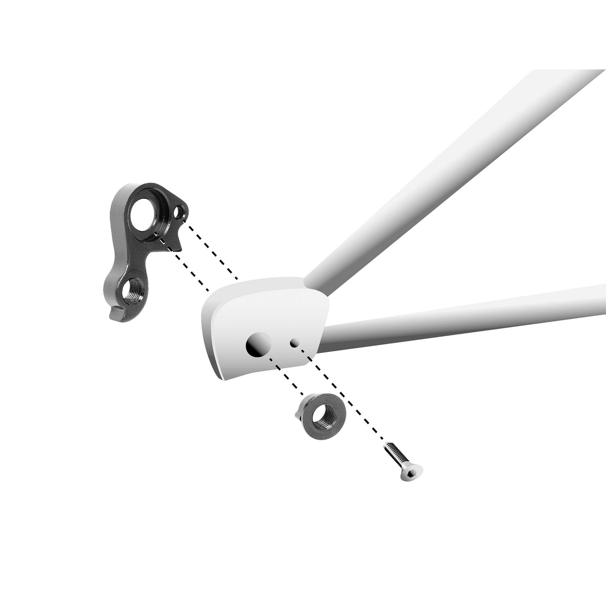 Union derailleur hanger gh-334 screws included