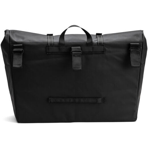 Holenderska pojedyncza torba miejska typu longtail o pojemności 60 l, czarna