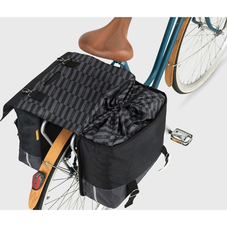 Urban Proof 40L duebel Vëlosack schwaarz gro