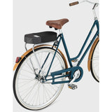 Recycled luggage carrier cushion 38 cm black gray