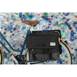 UrbanProof Urban Proof Dubbele Fietstas 55L Zwart Grijs Gerecycled RPET