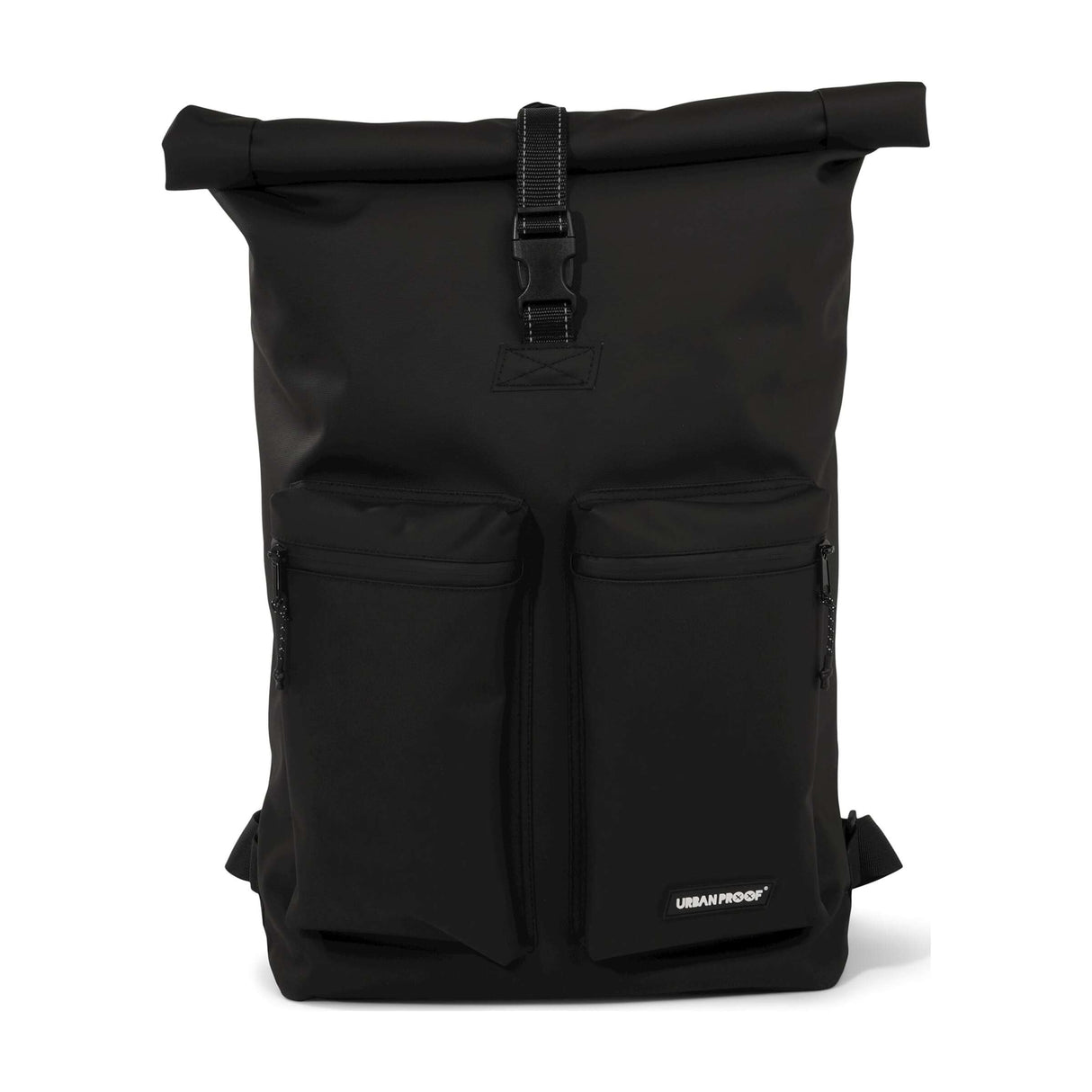 Urbanproof bicycle bag rolltop up recycle 20l black