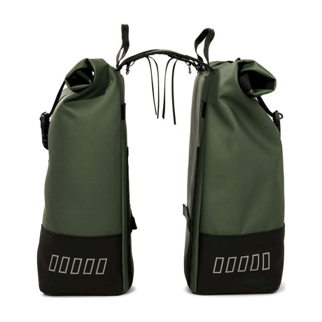 Urbanproof double roll-up recycle bag 38l green