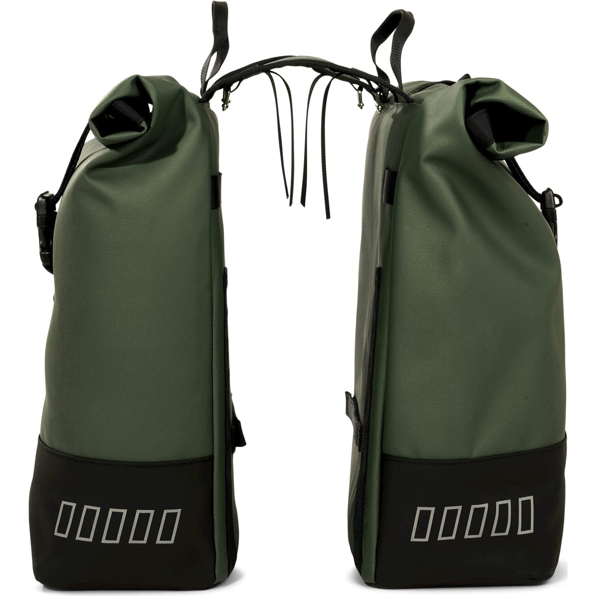 UrbanProof Urbanproof rolltop dubbele fietstas 38 liter groen