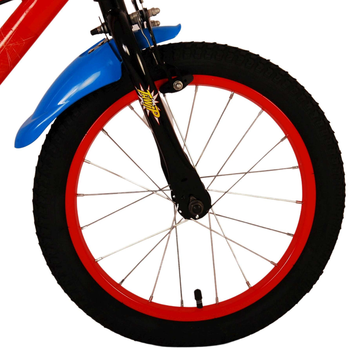 Spiderman Ultimate Spider-Man Kinderfiets Jongens 16 inch Blauw Rood Twee handremmen