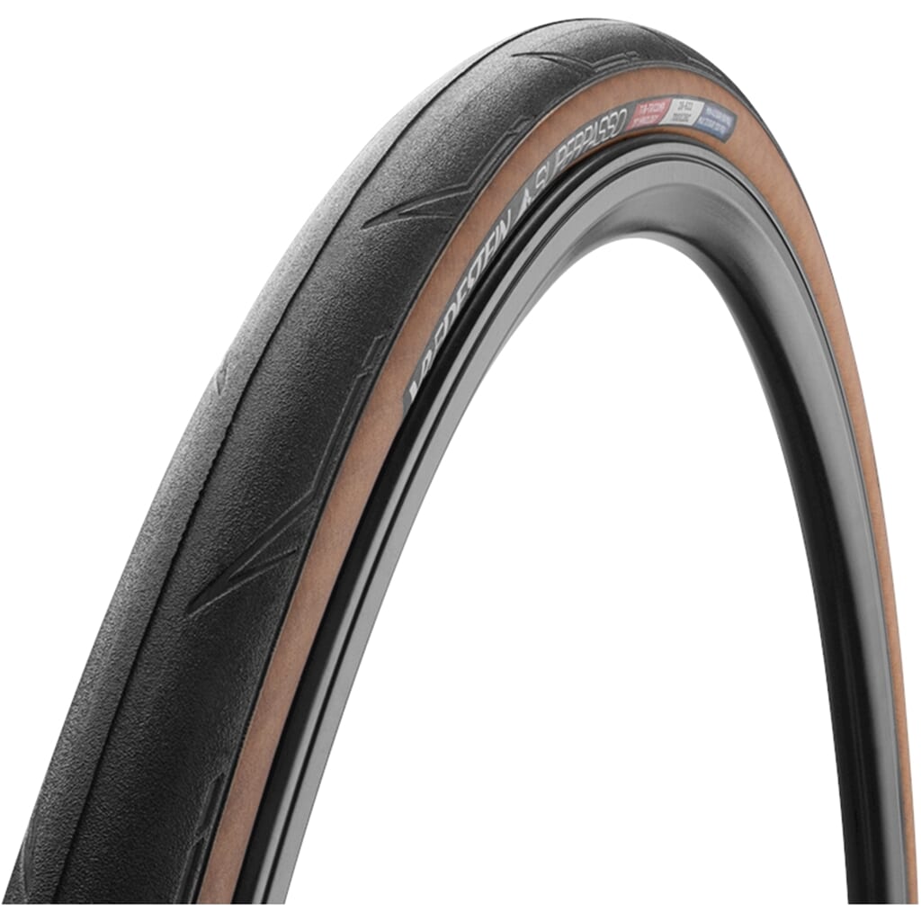 Vredestein Tire Superpasso TLR 700 x 28c czarny przezroczysta