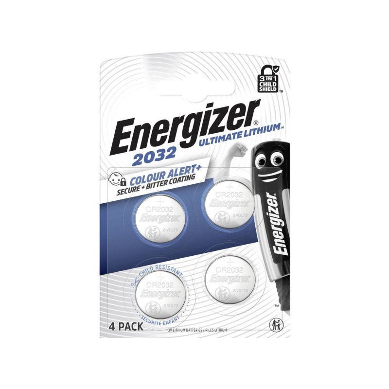 Enerdis Energizer Ultimate Litium 3V CR2032 Blister 4 Pieces