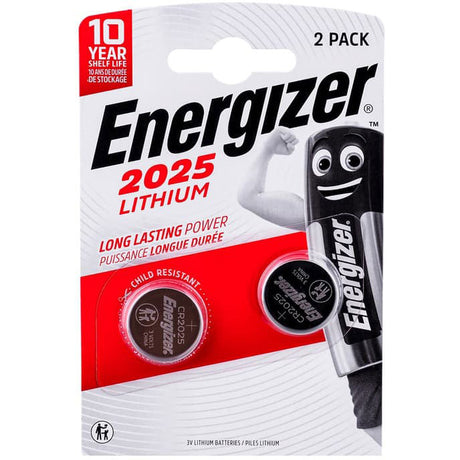 Enerdis energizer baterija ličio 3v cr2025 lizdinė plokštelė (2 vnt.)
