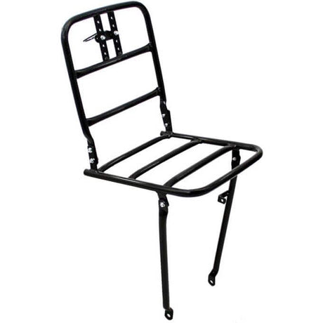 Frontbærer 24 matt svart aluminium
