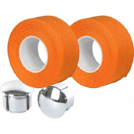 Velox handlebar tape tressostar 90 cotton orange (2pcs)