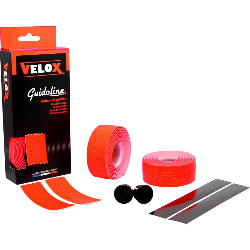 Velox handlep tape Fluo perforated Fluo red (2st)