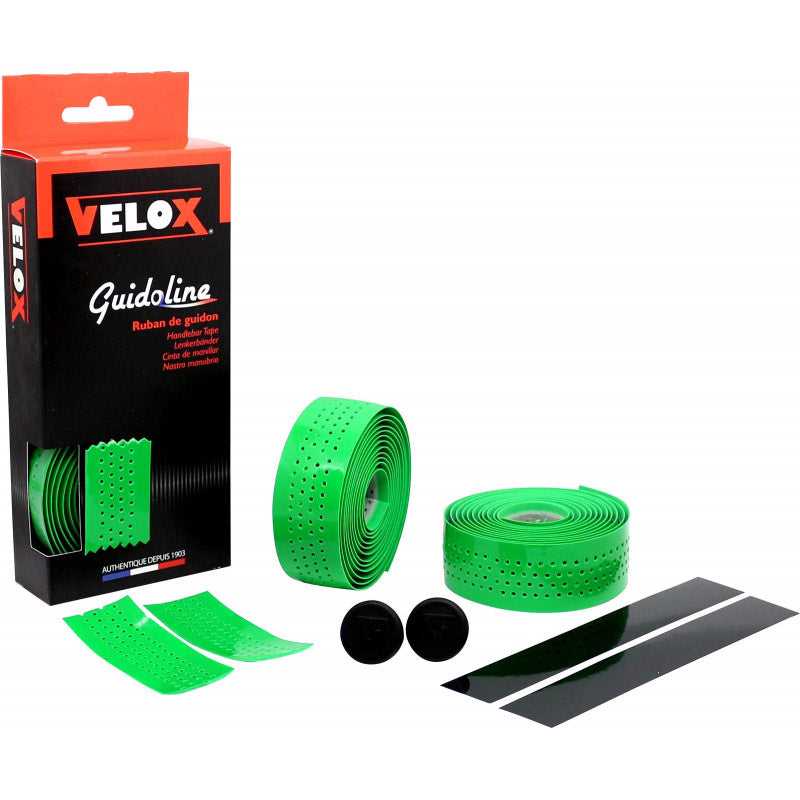 Velox řídítek Gloss Soft Perforated Green (2.)