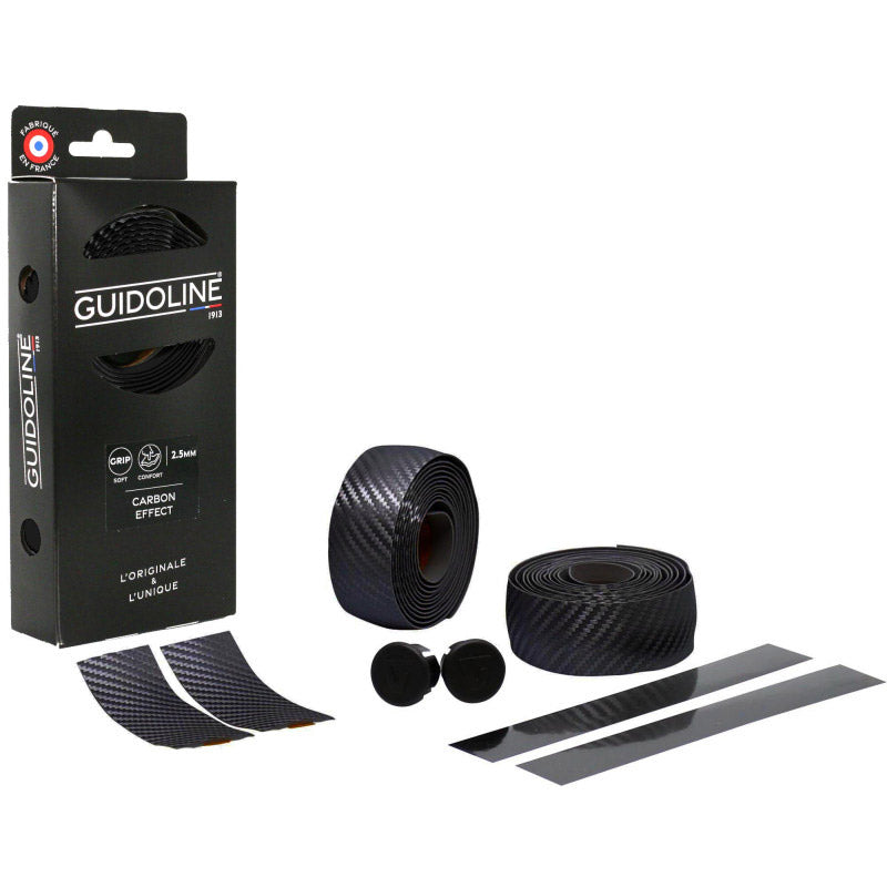 Velox Guidoline Rubandbar Ribbon Carbon Look Ø2,5x3,0 mm 175 cm nero