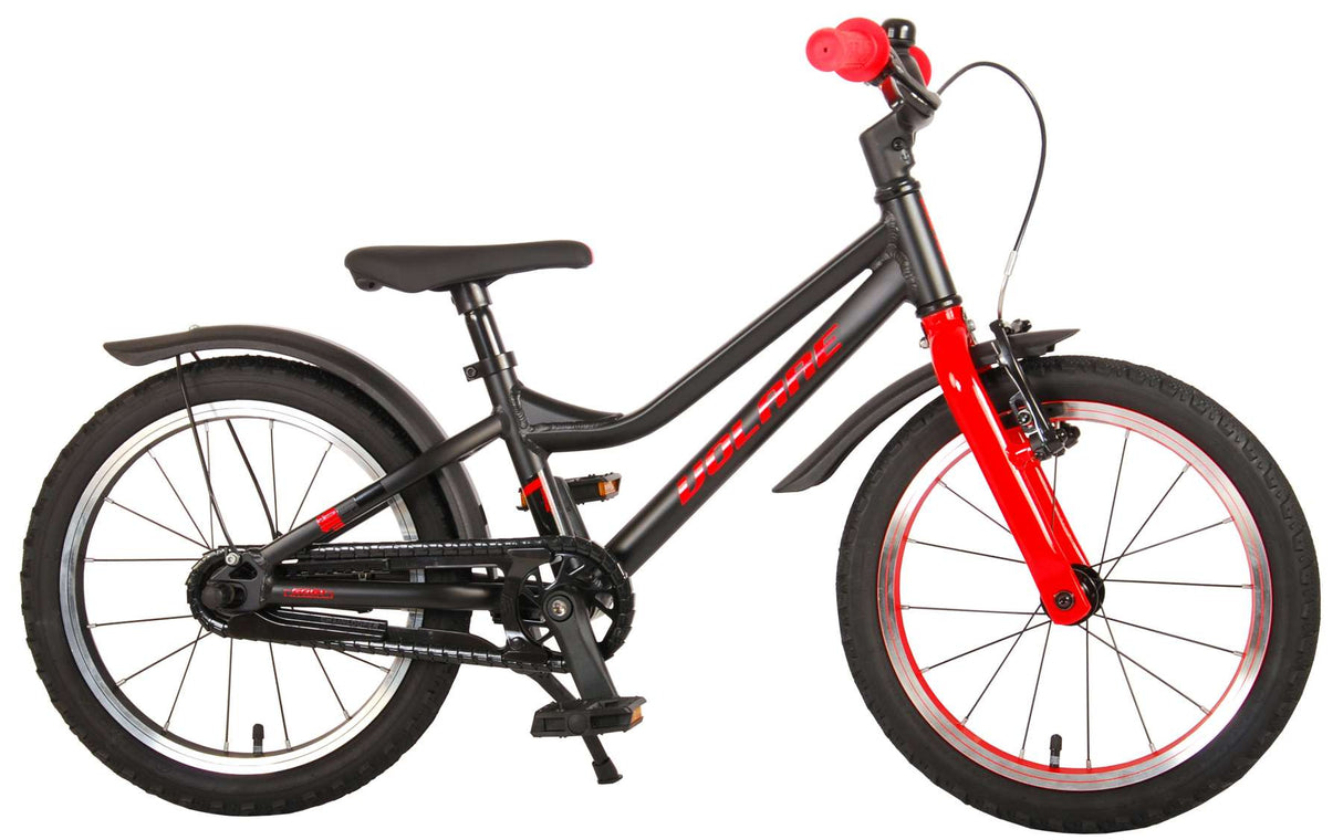 Volare Blaster children's bike - Boys - 16 inch - Black Red - Prime Collection