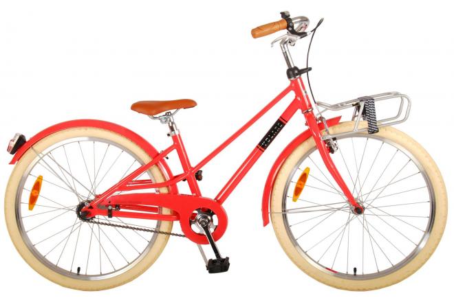 Vlatare Melody Children's Bike Girls da 24 pollici Coral Red Prime Collection