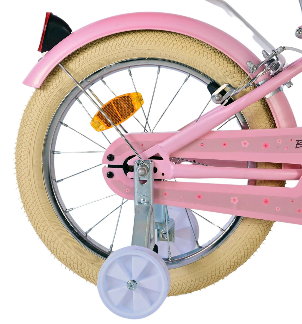 Volare Blossom Children's Bicycle - Girls - 16 pouces - Pink - Deux freins à main