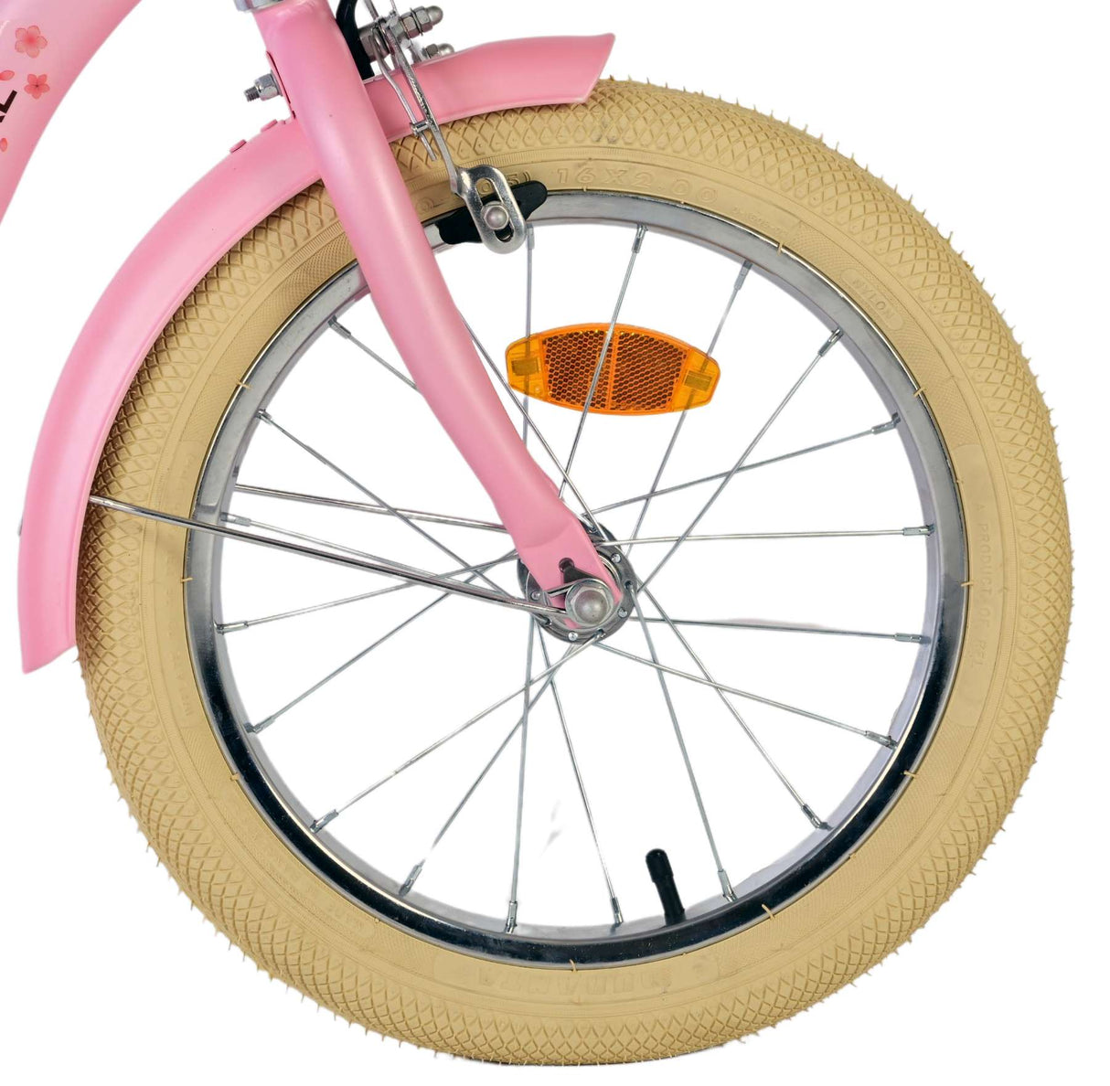 Volare Blossom Bicycle para niños - Niñas - 16 pulgadas - Pink - Dos frenos de mano