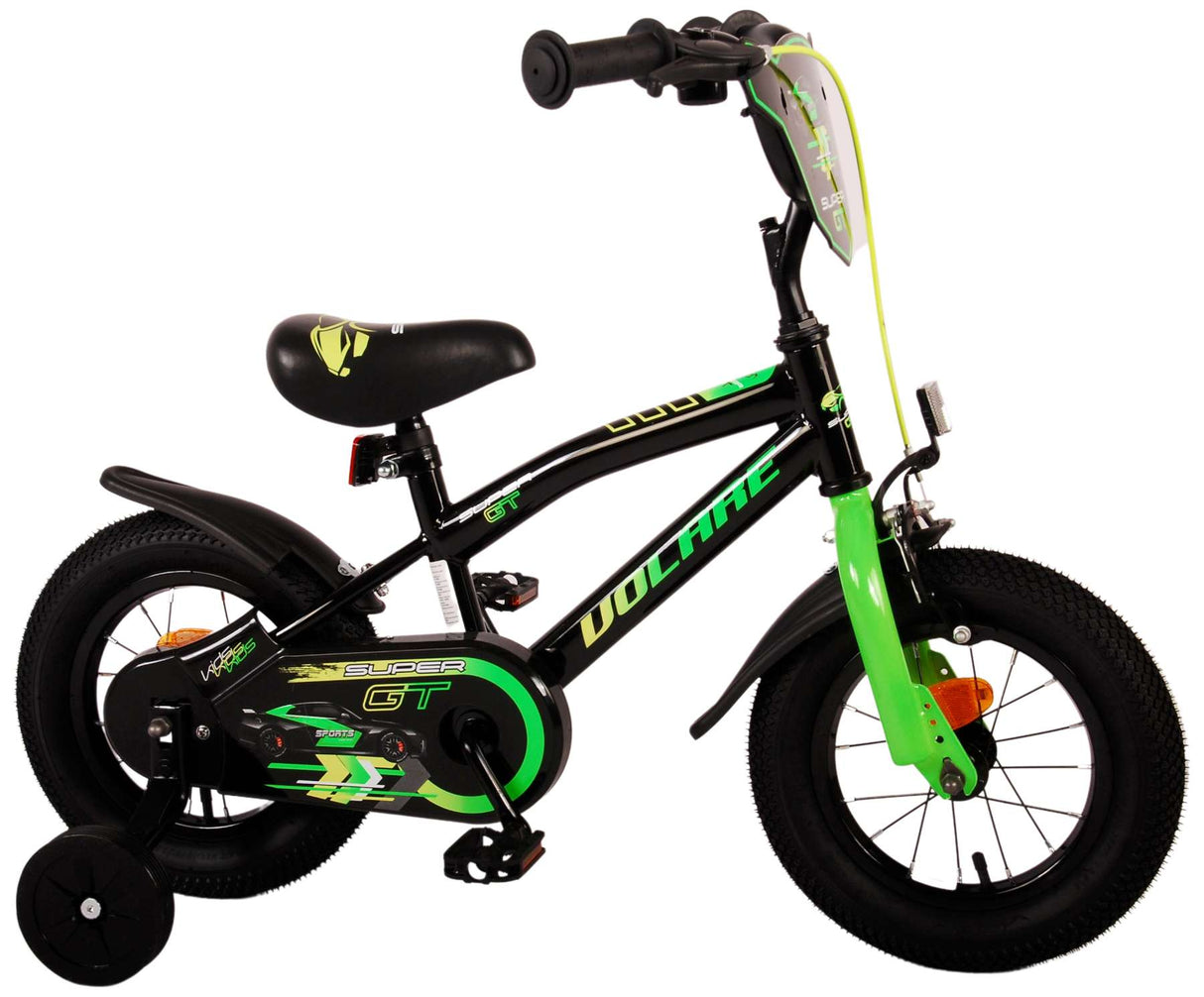 Volare Super GT Bike para niños - Niños - 12 pulgadas - Verde